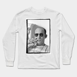 Hunther S Thompson Portrait Long Sleeve T-Shirt